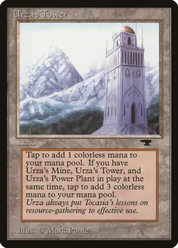 Urza's Tower (Mountains) [Antiquities] Lightly Played - Image 1