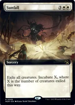 Sunfall (Extended Art) - March of the Machine - Magic MTG NM - Image 1