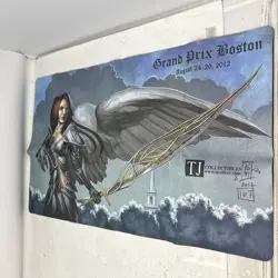 Magic The Gathering Grand Prix Boston 2012 Playmat MTG Signed By Artist RK Post - Image 1