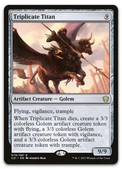Triplicate Titan #79 (NM) Commander 2021 C21 Magic MTG - Image 1