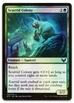 Scurrid Colony #142 (Foil) (NM) Strixhaven STX Magic MTG - Image 1