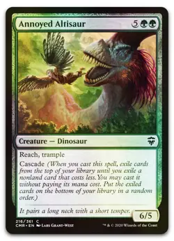 Annoyed Altisaur #216 (Foil) (NM) Commander Legends CMR Magic MTG - Image 1
