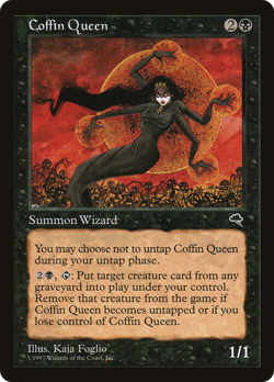 Coffin Queen #114 (HP) Tempest TMP Magic MTG - Image 1