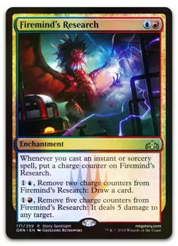 Firemind's Research #171 (Foil) (NM) Guilds of Ravnica GRN Magic MTG - Image 1