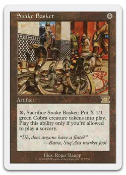 Snake Basket #312 (NM) Classic Sixth Edition 6ED Magic MTG - Image 1