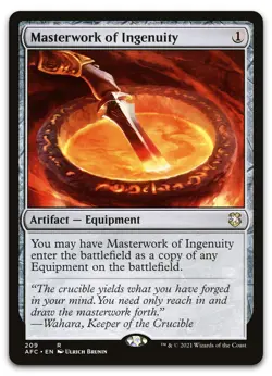 Masterwork of Ingenuity #209 (NM) Forgotten Realms AFC Magic MTG - Image 1