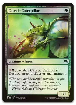 Caustic Caterpillar #170 (Foil) (NM) Magic Origins ORI Magic MTG - Image 1