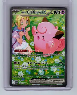 Pokemon TCG Lillie's Clefairy EX Journey Together 184/159 - Image 1
