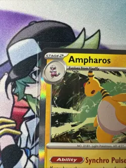 Ampharos - [Staff Stamped] MEP 075 - Chaos Rising Prerelease Promo - Image 2