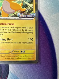 Ampharos - [Staff Stamped] MEP 075 - Chaos Rising Prerelease Promo - Image 4