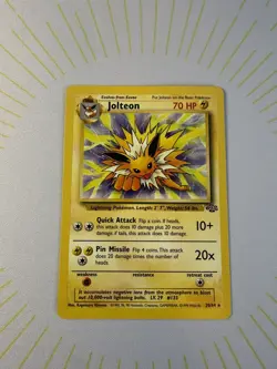 Jolteon 20/64 NM Jungle Regular Non Holo Rare Pokemon TCG Card 1999 ⚡ - Image 2