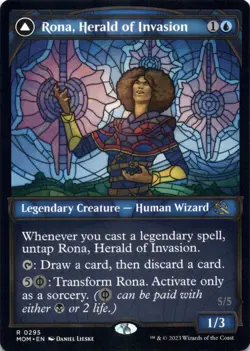 Rona, Herald of Invasion (Showcase) - March of the Machine - Magic MTG NM - Image 1