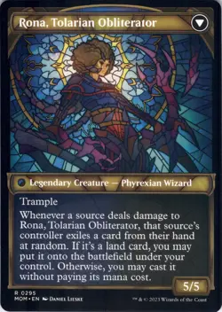 Rona, Herald of Invasion (Showcase) - March of the Machine - Magic MTG NM - Image 2