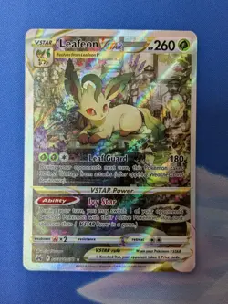 Leafeon Vstar GG35/GG70 Crown Zenith - Alt Art Galarian Gallery Pokemon TCG NM - Image 1