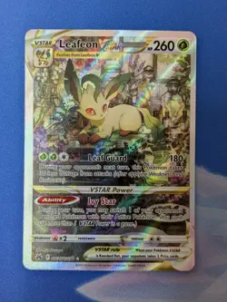 Leafeon Vstar GG35/GG70 Crown Zenith - Alt Art Galarian Gallery Pokemon TCG NM - Image 3