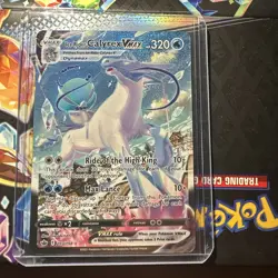 Pokemon TCG Ice Rider Calyrex VMAX Chilling Reign 203/198 - Image 1