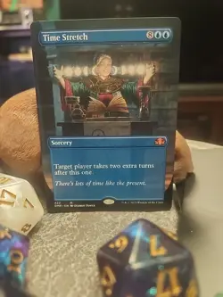 MTG Time Stretch - Borderless art - Dominaria Remastered #422 - Image 1