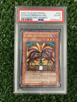 Exodia The Forbidden One 2002 Yu-Gi-Oh! Promo Dark Duel Stories #003 PSA 6 - Image 1
