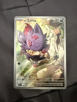 N's Zorua 189 Promo card Pokemon TCG Journey Together - Image 1