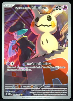 Team Rocket's Mimikyu #238/217 Ascended Heroes M/NM Pokemon Card - Image 1