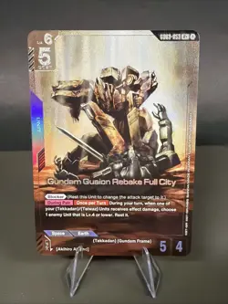 Gundam TCG GD03-053 Gundam Gusion Rebake Full City Alt Art R+ Card Game CCG Eng - Image 1