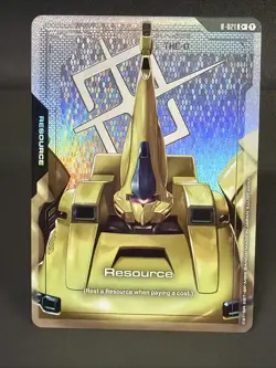 Resource R-021 C+ - Steel Requiem - Gundam TCG Card Game CCG Near Mint or Better - Image 1