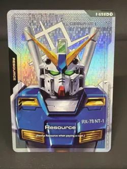 Steel Requiem NT-1 R-020 C+ FOIL - GD03 English TCG Gundam Resource Card - Image 1
