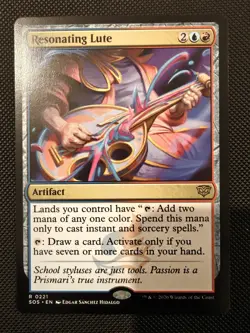 Resonating Lute ~ Secrets Of Strixhaven [NM] [MTG] - Image 1