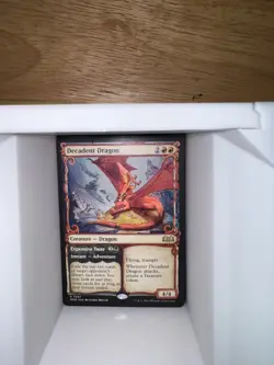 Decadent Dragon (Showcase) R Wilds of Eldraine 287 NM - Image 1