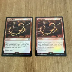 2 x MTG Haste Magic 0140 - Final Fantasy Foil - Image 1