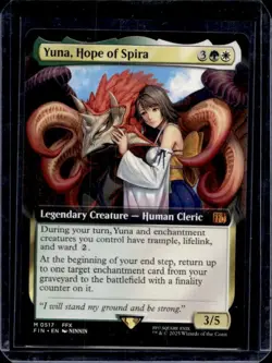 Yuna, Hope of Spira - FIN - 517 - Extended Art - MTG Magic Final Fantasy - Image 1