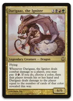Darigaaz, the Igniter #47 (NM) Phyrexia vs the Coalition DDE Magic MTG - Image 1