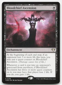 Bloodchief Ascension 139 Rare Commander Masters Magic: The Gathering Near Mint - Image 1
