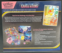 POKEMON TCG: MEGA EVOLUTION CHAOS RISING ME04 ELITE TRAINING BOX ETB (IN HAND) - Image 2