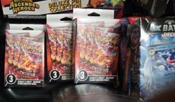3 pokemon tcg obsidian flames booster pack lot 3 packs 3-card english - Image 1