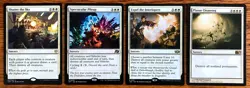 MTG MONO-WHITE BOARD WIPE EDH LOT - Planar Cleansing, Spectacular Pileup... - Image 1