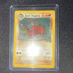 Pokemon TCG Dark Dugtrio 6/82 Team Rocket Unlimited Edition Holo Rare 2000 EN - Image 1