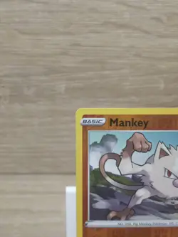 Mankey 066/163 Reverse Holo Battle Styles Pokemon TCG Card - Image 2