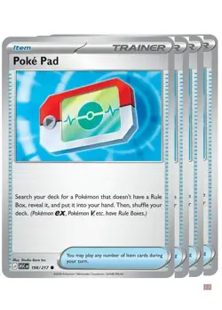 Pokemon TCG x4 Pokepad Pokemon Cards - NM playset Ascended Heroes - Image 1