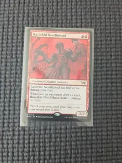 MTG 1X Razorkin Needlehead Duskmourn: House of Horror Regular - Image 1