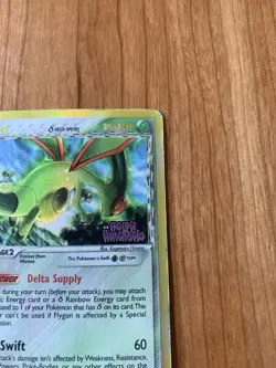 Pokemon - Flygon 7/110 🪰 STAMPED -HOLON PHANTOMS - Delta Species Rev Holo 👀📸 - Image 3