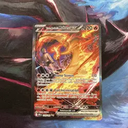 Pokemon TCG Team Rockets Moltres Ex Destined Rivals 229/182 NM/Mint - Image 1