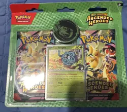 Pokemon TCG Ascended Heroes 2 Pack Blister - Erika’s Tangela. - Image 1