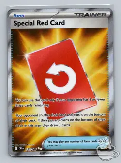 1x Special Red Card Holo # 113/086 Pokemon ME04: Chaos Rising Ultra Rare NM - Image 1