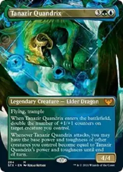 Tanazir Quandrix (Borderless) 284 MTG Strixhaven MYTHIC STX Magic The Gathering - Image 1