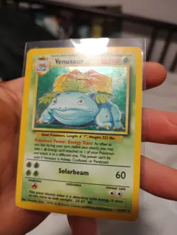 Pokemon TCG Venusaur & Blastoise Unlimited Base Set Holos - Heavily Played - Image 3