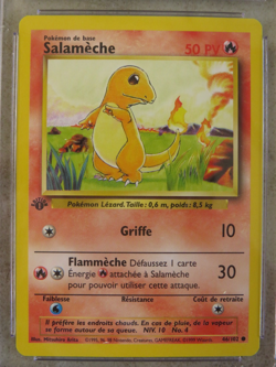 CGC 10 Charmander Pokemon 1999 French Base Set 1st Edition 46/102 Card - Image 3