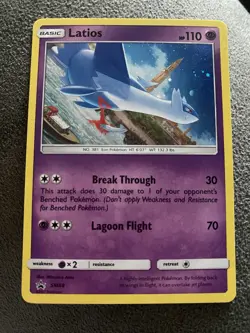 Pokemon TCG Latios Holo Promo SM88 SM Set English 110 HP Psychic Basic - Image 1