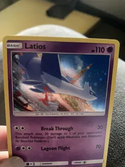 Pokemon TCG Latios Holo Promo SM88 SM Set English 110 HP Psychic Basic - Image 3