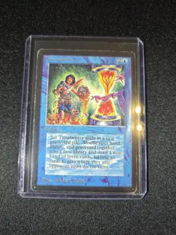 Magic the Gathering Beta Timetwister Heavily Played MtG - Image 1